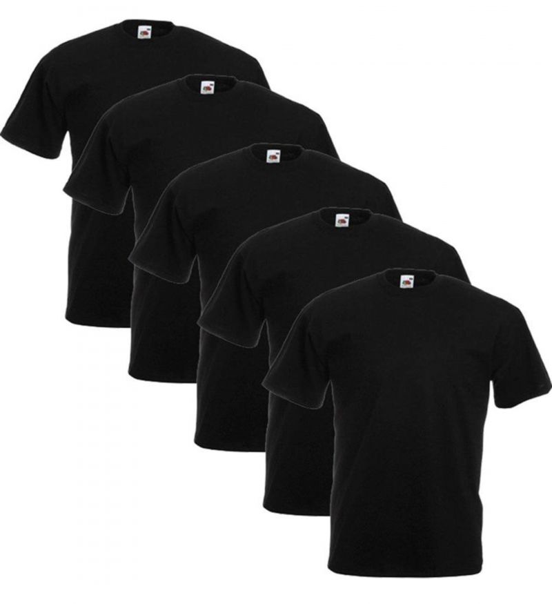 Fruit of the loom T-Shirt Pack of 5 S-10