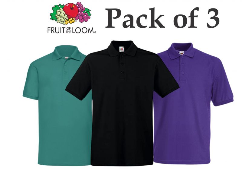 Fruit Of The Loom FotL Pack of 3-Mix