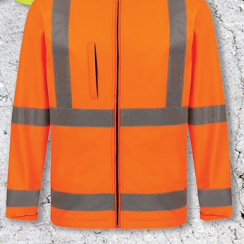 Premium High Visibility Softshell Jacket  KXSSHJ Orange