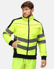 REGATTA Hi-Vis Pro bomber Jacket H-4