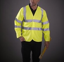 Hi - vis Long Slive waistcoat H-37
