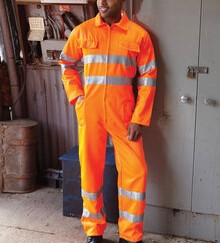 Hi-Vis Polycotton Coveralls H-41