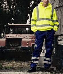 Hi-vis 1/4 Zip Sweatshirt H-57