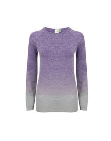 Ladies Seamless Fadeout Long Sleeve top ST-TL304