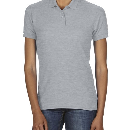 Gildan DryBlend Ladies Polo Sport Grey